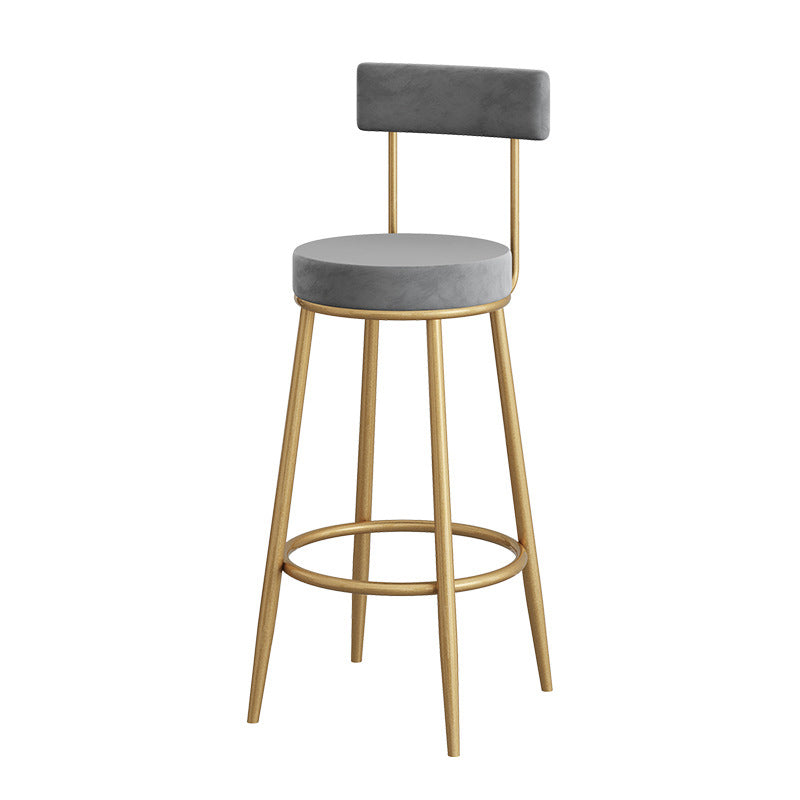 1/3 Pieces Glam Iron Bar Table Set White Stone Top Bistro Set with Shelf