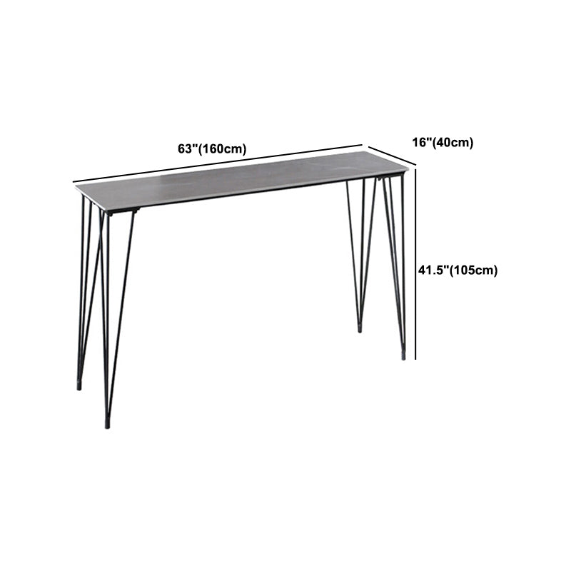 1/2/3/5 Piece Matte Finish Pub Dining Set Modern Sintered Stone Bar Table Set