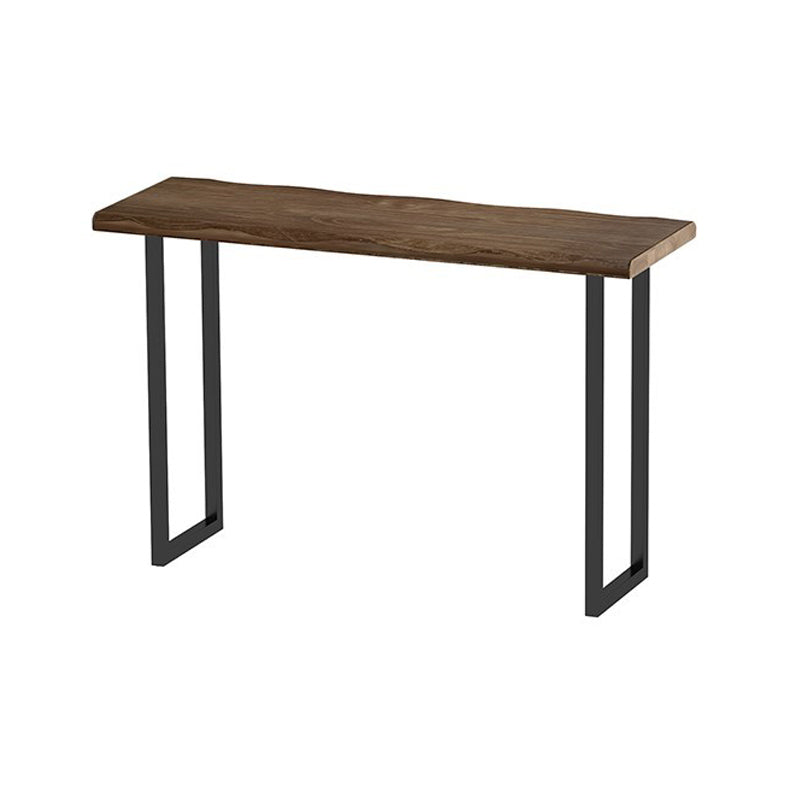 Industrial 1/3 Pieces Bar Table Set Rectangle Pine Wood Counter Table with High Stools