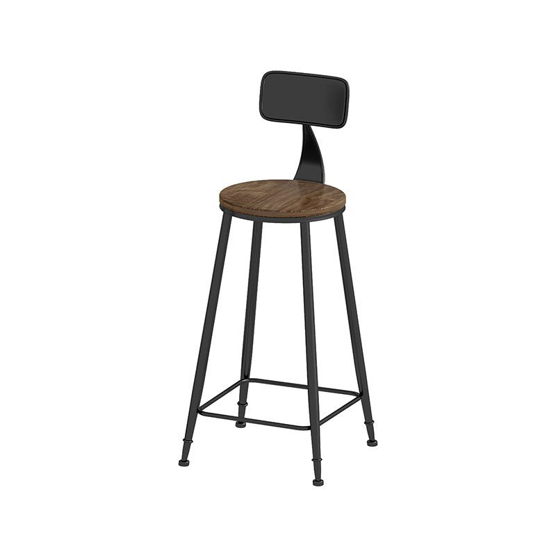 Industrial 1/3 Pieces Bar Table Set Rectangle Pine Wood Counter Table with High Stools