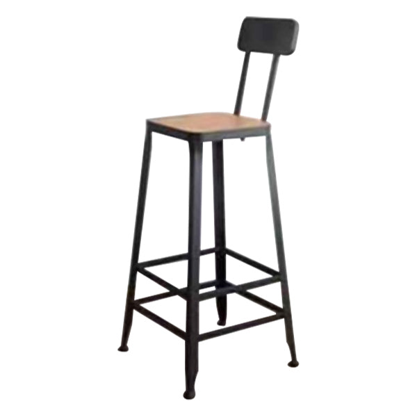 Industrial 1/3 Pieces Bar Table Set Rectangle Pine Wood Counter Table with High Stools