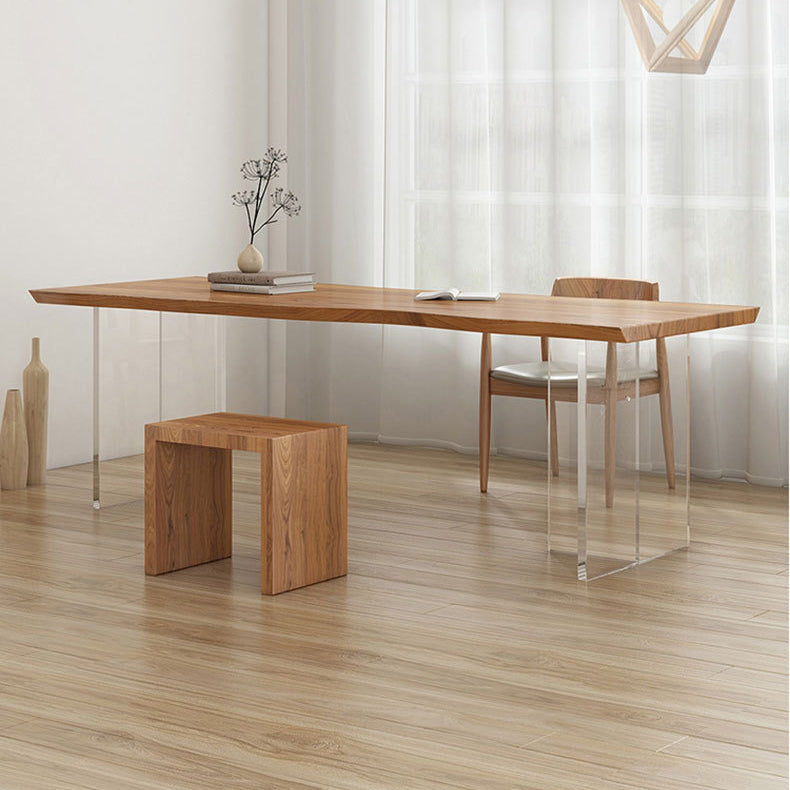 Modern Brown in Wood Table Specialty Dining Table for Kitchen