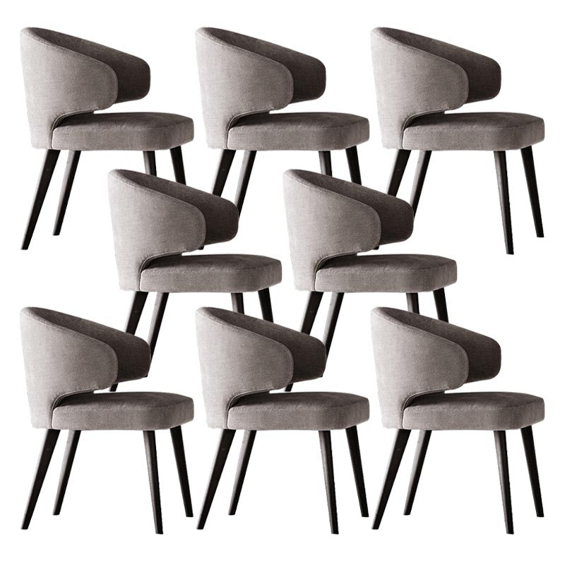 Contemporary Steel Dining Arm Chair Wingback Side Furniture Single in Matte Finish