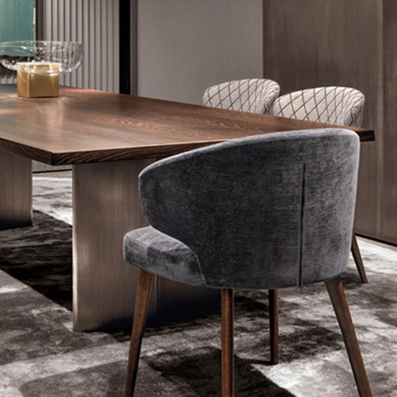 Contemporary Steel Dining Arm Chair Wingback Side Furniture Single in Matte Finish