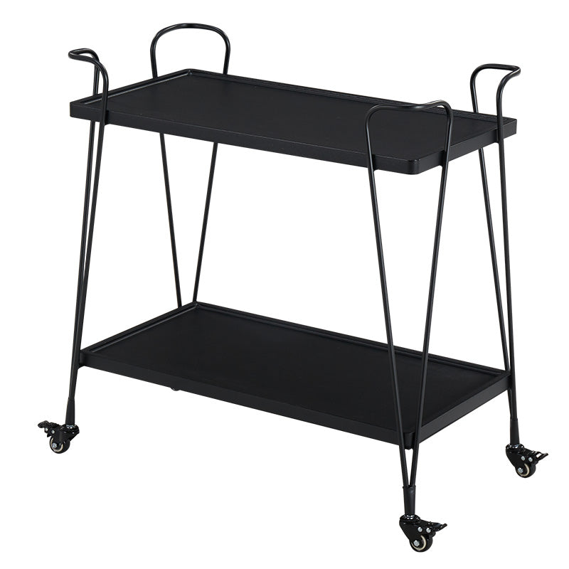 30.71"H Modern Prep Table Rolling Metal Rectangular Prep Table for Dining Room