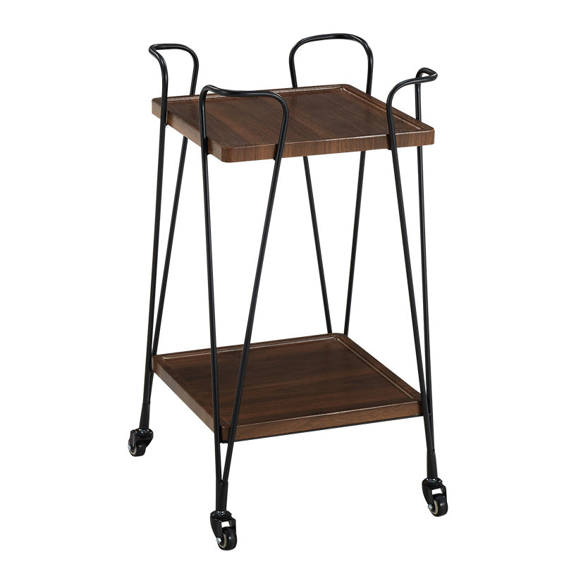30.71"H Modern Prep Table Rolling Metal Rectangular Prep Table for Dining Room