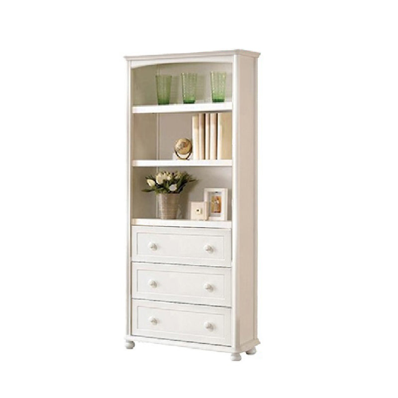 Modern Style Bookcase Engineer Wood Closed Back Bookshelf for Home Office