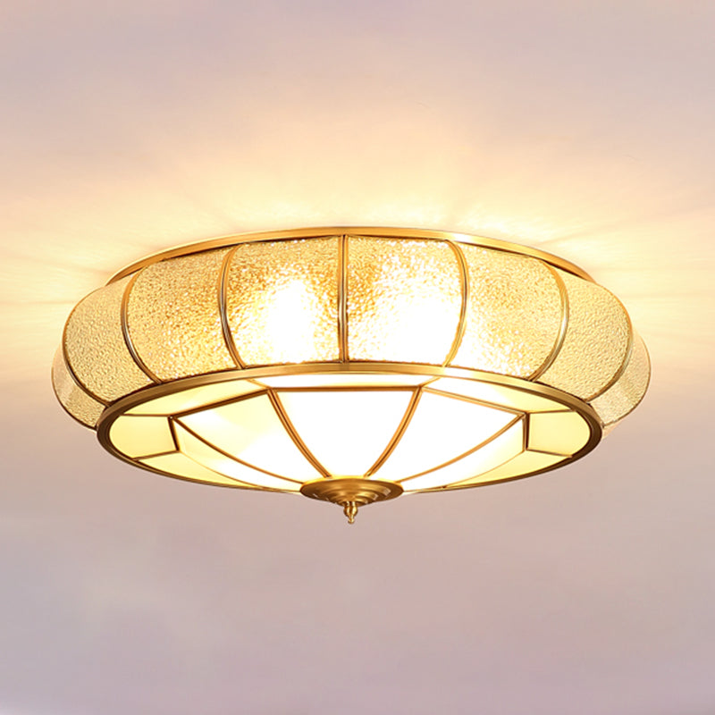 Glass Shaded Ceiling Light Fixture Modern LED Ceiling Flush Mount