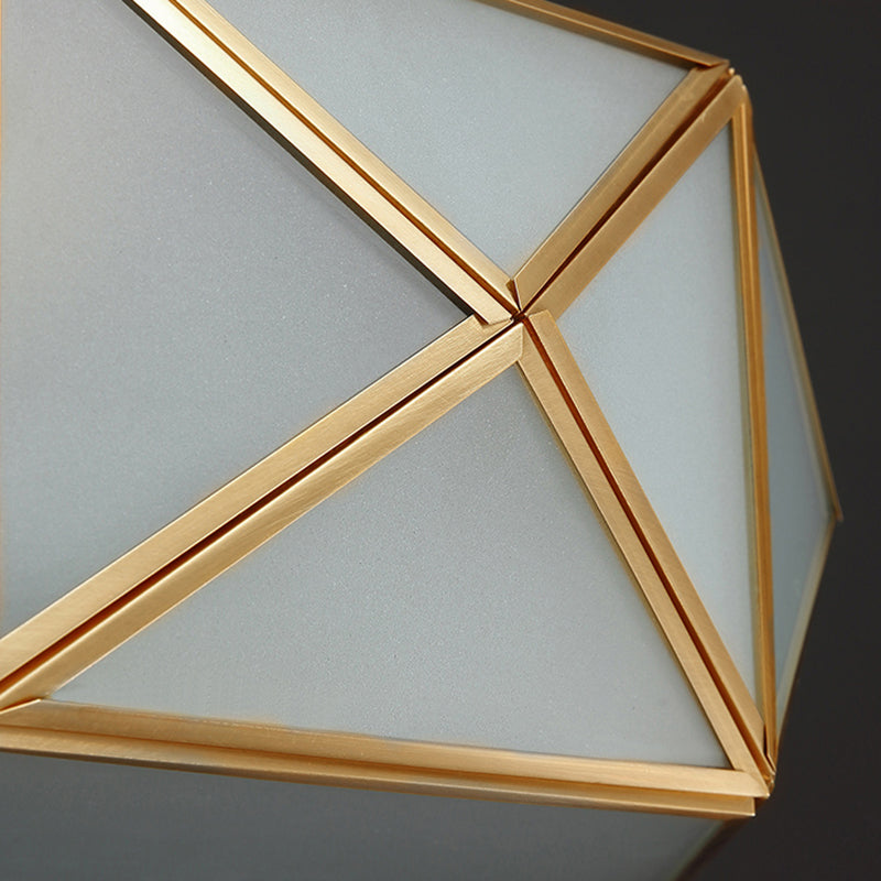 Glass Shaded Ceiling Light Fixture Modern LED Ceiling Flush Mount