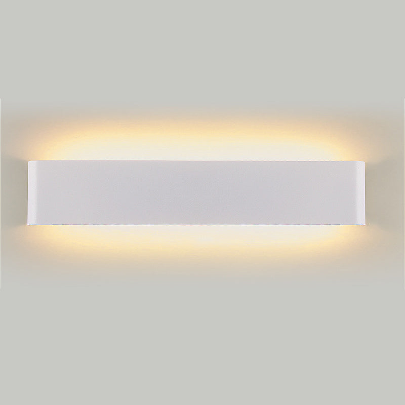 Contemporary Style Rectangular Wall Lamps Metal 2 Lights Wall Lighting