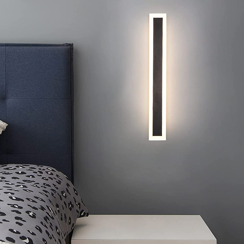 Strip Shape LED Wall Mount Light Modern Style Wall Light with Acrylic Shade for Outdoor
