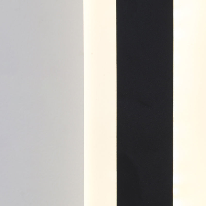 Strip Shape LED Wall Mount Light Modern Style Wall Light with Acrylic Shade for Outdoor