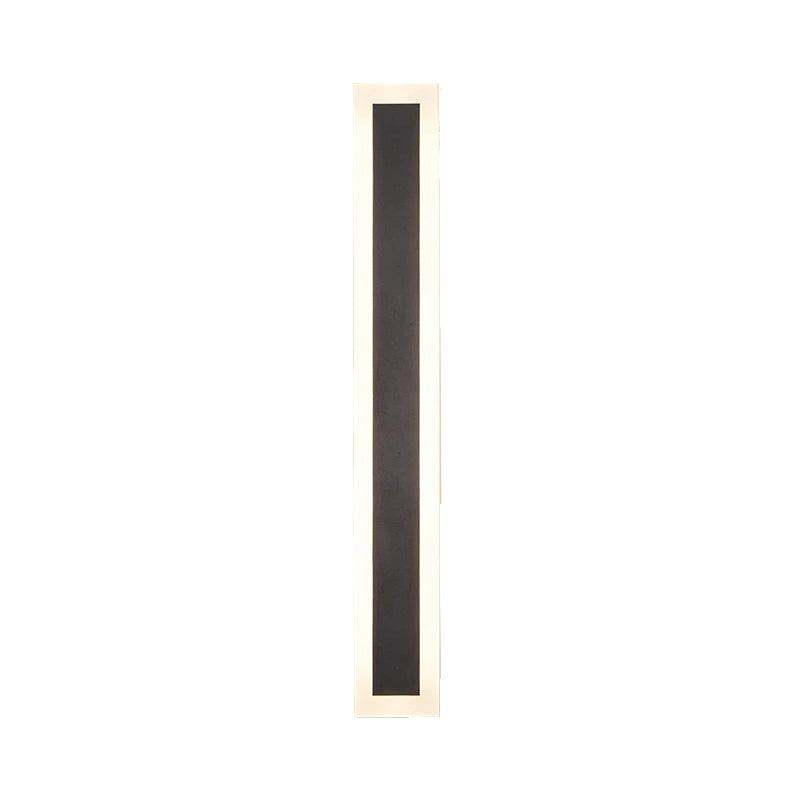 Strip Shape LED Wall Mount Light Modern Style Wall Light with Acrylic Shade for Outdoor