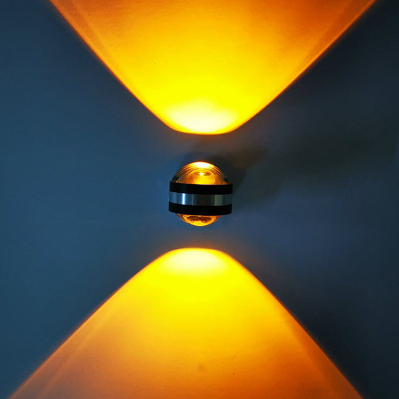 Contemporary Style Geometric Wall Lighting Metal 2 Lights Wall Sconces