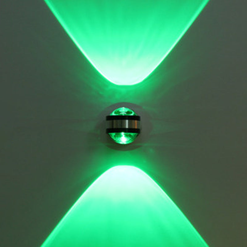 Contemporary Style Geometric Wall Lighting Metal 2 Lights Wall Sconces