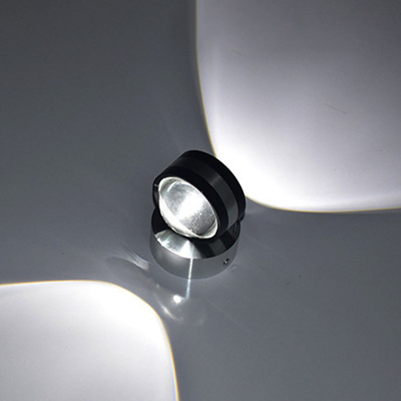 Contemporary Style Geometric Wall Lighting Metal 2 Lights Wall Sconces