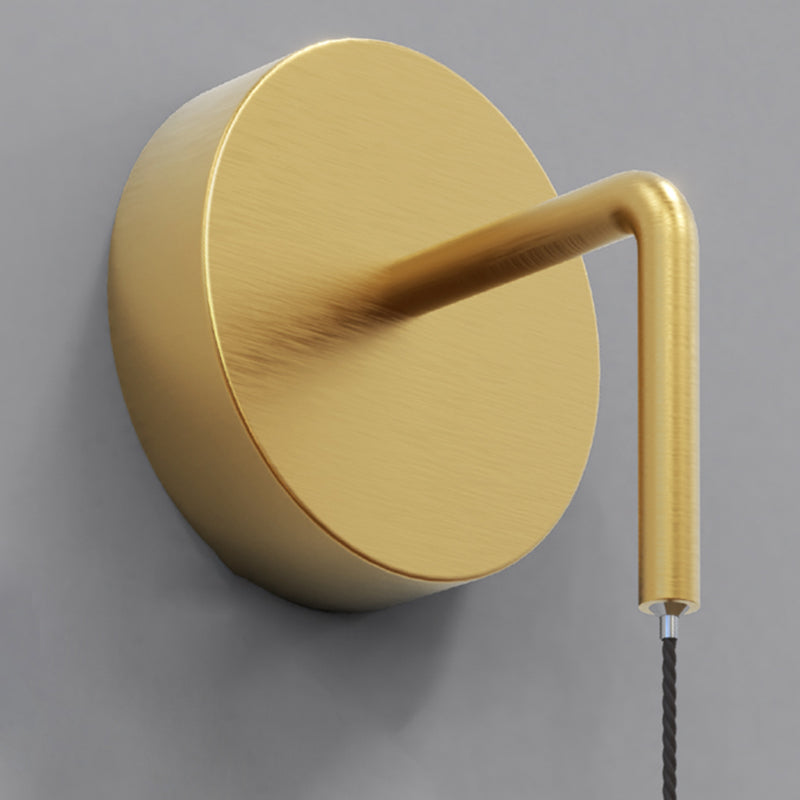 Cylinder Shape Metal Wall Lighting Idea Modern Style 1 Light Wall Mounted Lamp