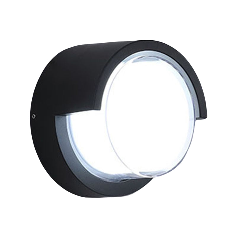 Contemporary Style Geometric Wall Mounted Lamps Metal 1 Light Wall Light Sconce