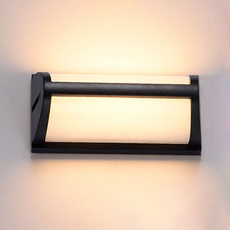 Contemporary Style Geometric Wall Mounted Lamps Metal 1 Light Wall Light Sconce