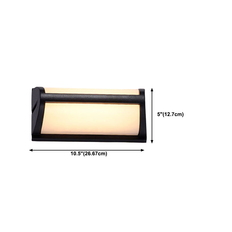 Contemporary Style Geometric Wall Mounted Lamps Metal 1 Light Wall Light Sconce