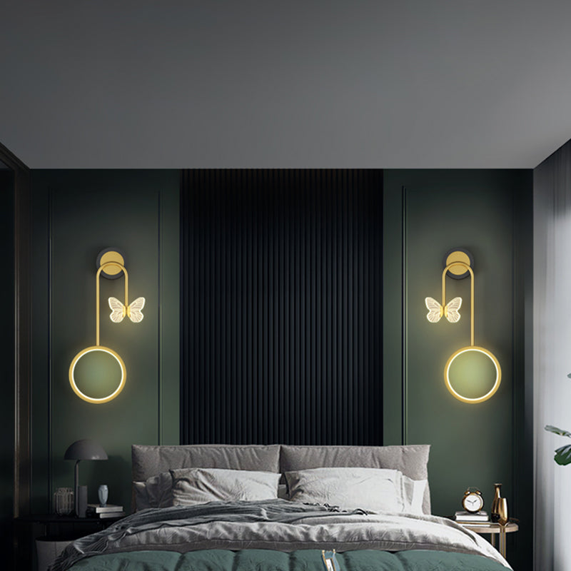Geometry Shape Metal Wall Lighting Ideas Modern Style Wall Light Fixtures