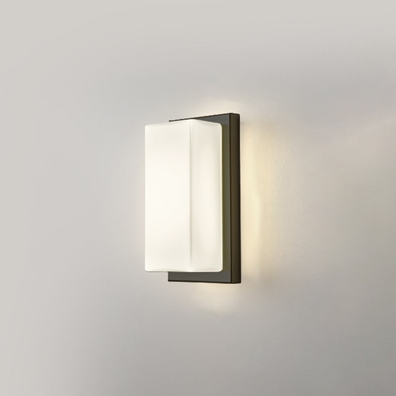 Contemporary Style Wall Mount Lamp Glass Wall Sconce for Bedroom