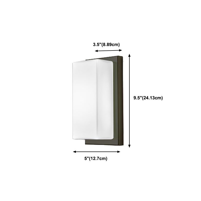 Contemporary Style Wall Mount Lamp Glass Wall Sconce for Bedroom