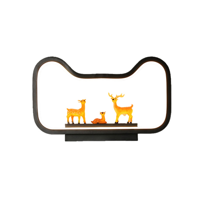 Geometry Shape Metal Wall Lighting Idea Kids Style 1 Light Wall Light Fixture