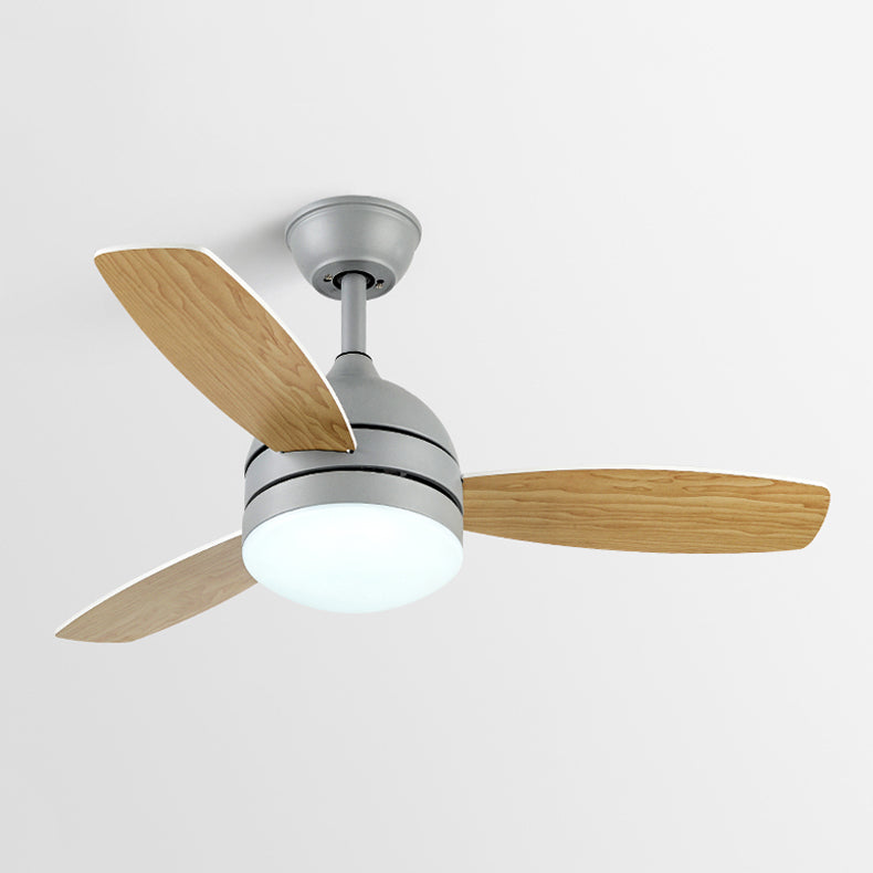 Metal Ceiling Fan Lighting Modern Style 1 Light Ceiling Fan Light for Bedroom