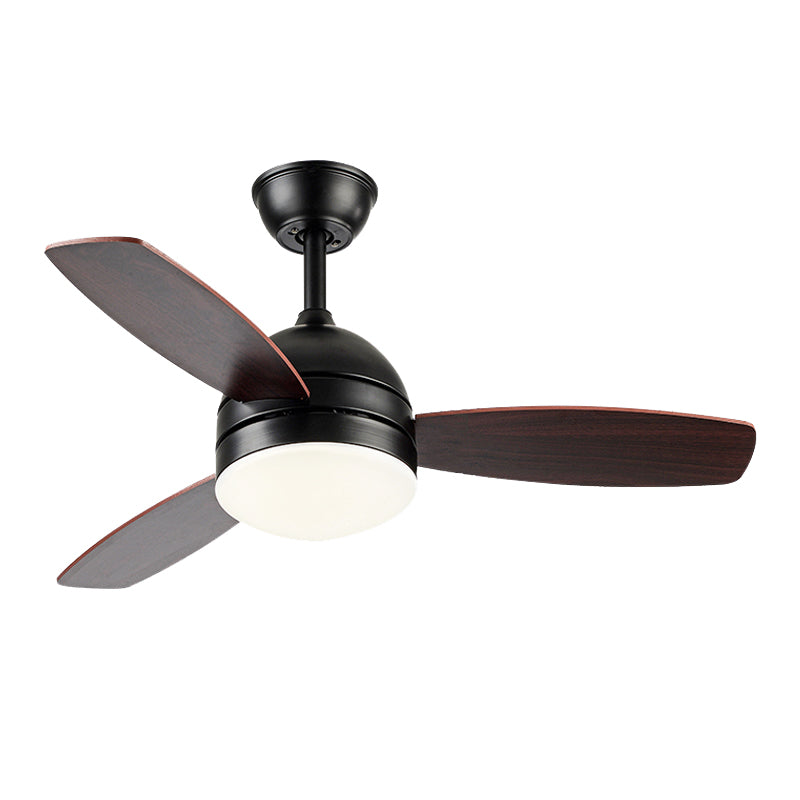 Metal Ceiling Fan Lighting Modern Style 1 Light Ceiling Fan Light for Bedroom