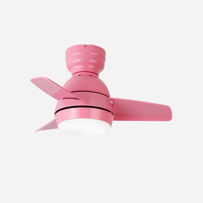 Metal Ceiling Fan Lighting Modern Style 1 Light Ceiling Fan Light for Living Room