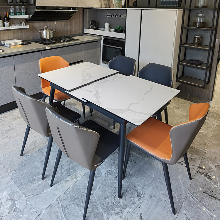 Stone Rectangle Dining Table with Leaf Furniture for Restaurant