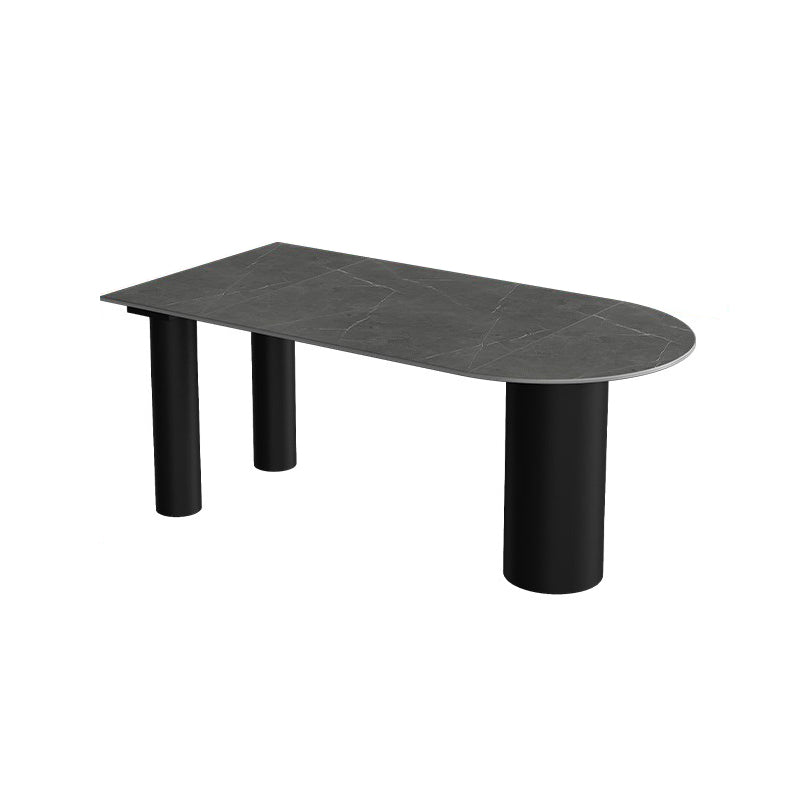 Simplicity Style Dining Table Stone Home Furniture with 3-foot