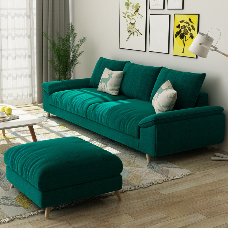 84.65"W √ó 59.06"D √ó 34.65"H Pillow Top Arm Sectionals with Removable Cushions