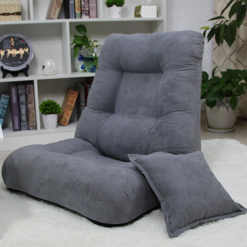 Fabric Convertible Chair 25.5" L x 25.5" W x 25.5" H Armless Chair for Living Room