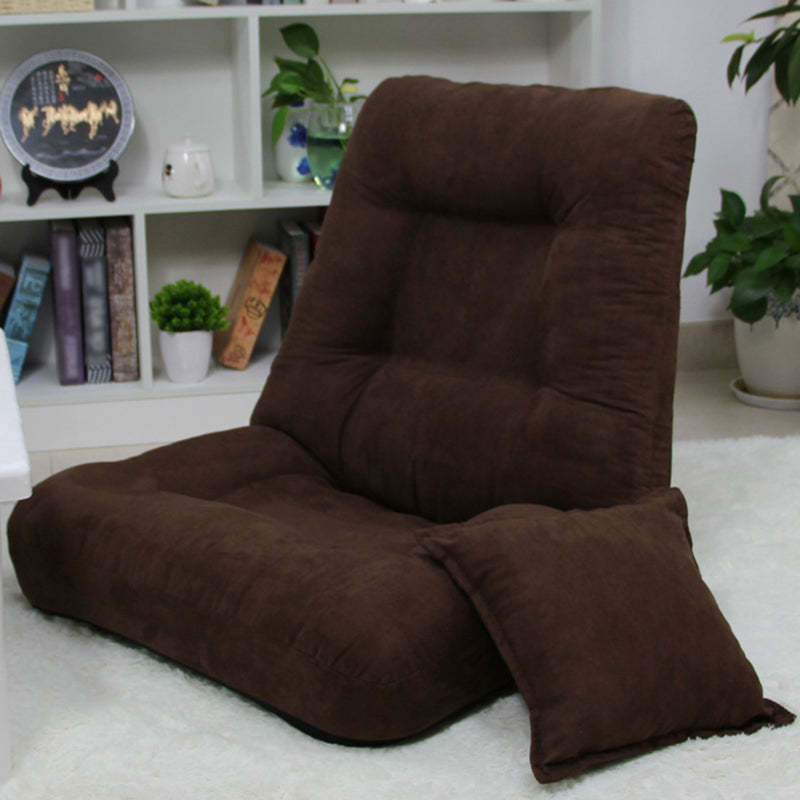 Fabric Convertible Chair 25.5" L x 25.5" W x 25.5" H Armless Chair for Living Room