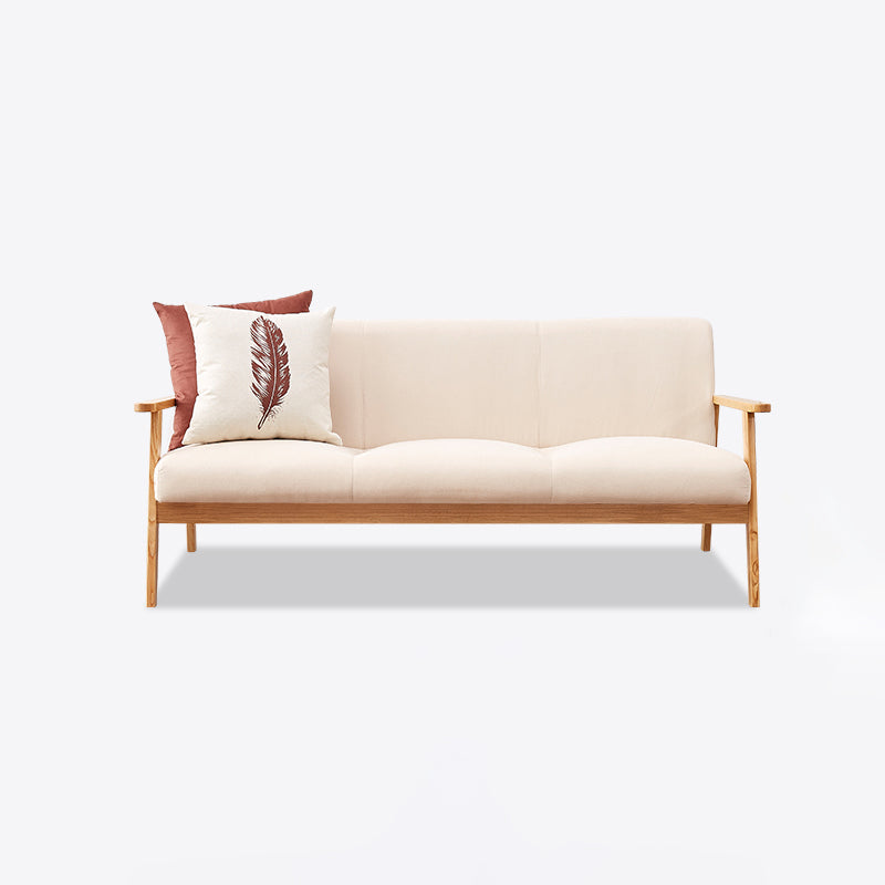 Modern Faux Leather Sofa Set Standard Tight Back Settee Couch