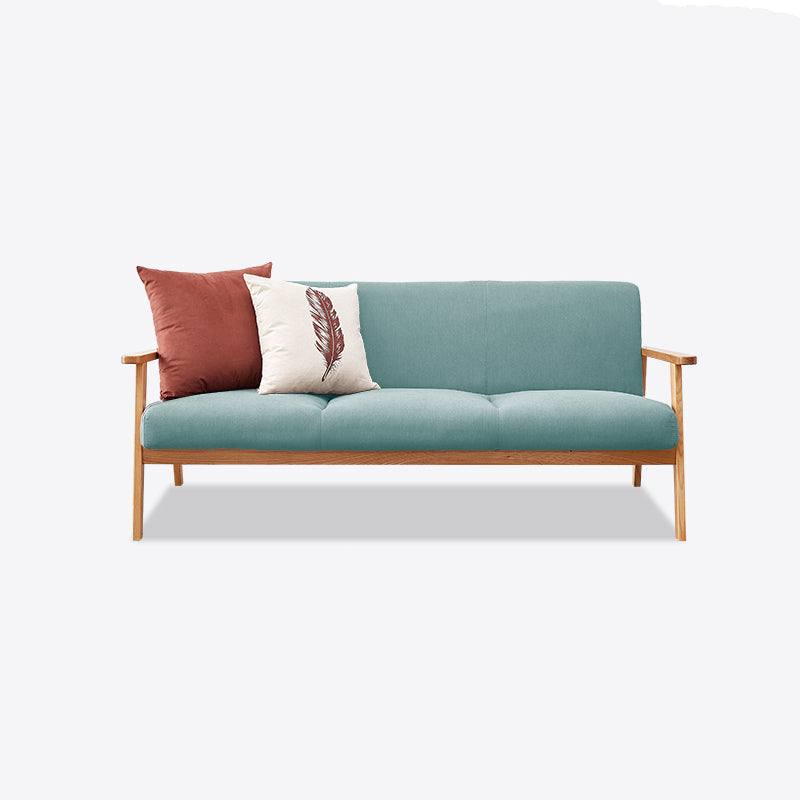 Modern Faux Leather Sofa Set Standard Tight Back Settee Couch