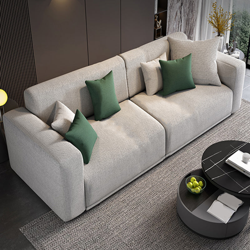Stain Resistant Stationary Living Room Square Arm Standard Seating