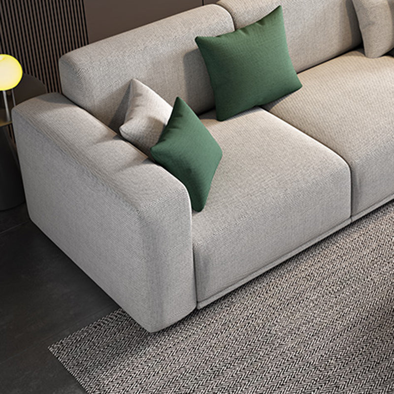 Stain Resistant Stationary Living Room Square Arm Standard Seating