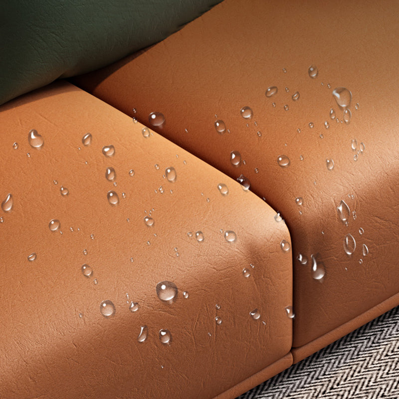 Stain Resistant Stationary Living Room Square Arm Standard Seating