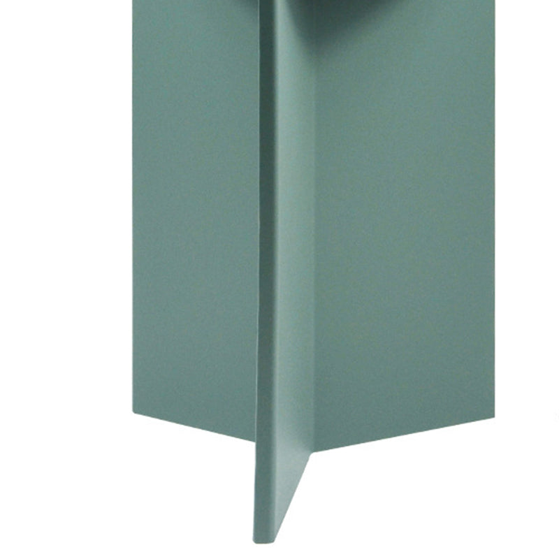 Contemporary Metallic Round Side Table Pedestal Living Room End Table