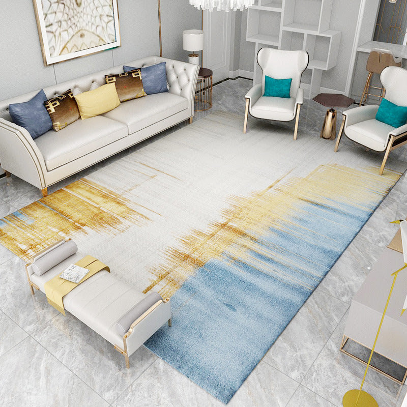 Modern Carpet Abstract Pattern Area Rug Stain Resistant Rug for Sitting Room
