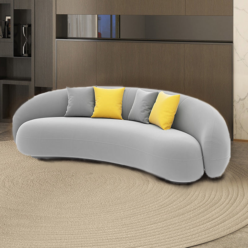 Scandinavian Tight Back Sofa with Tuxedo Arm for Apartment and Living Room
