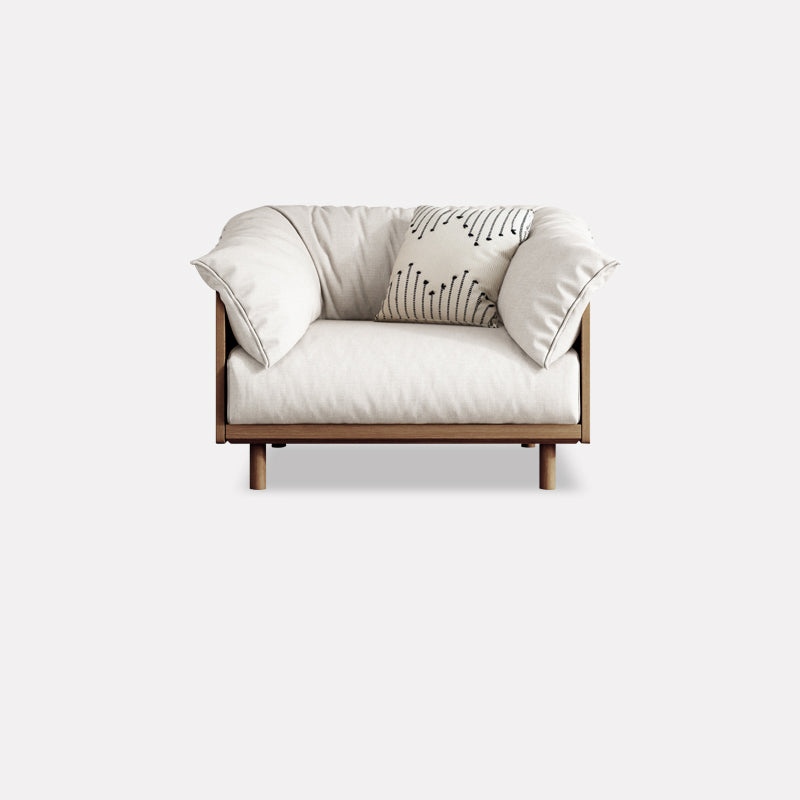 Stationary Cotton Living Room Pillow Top Arm Standard Cushions Seating