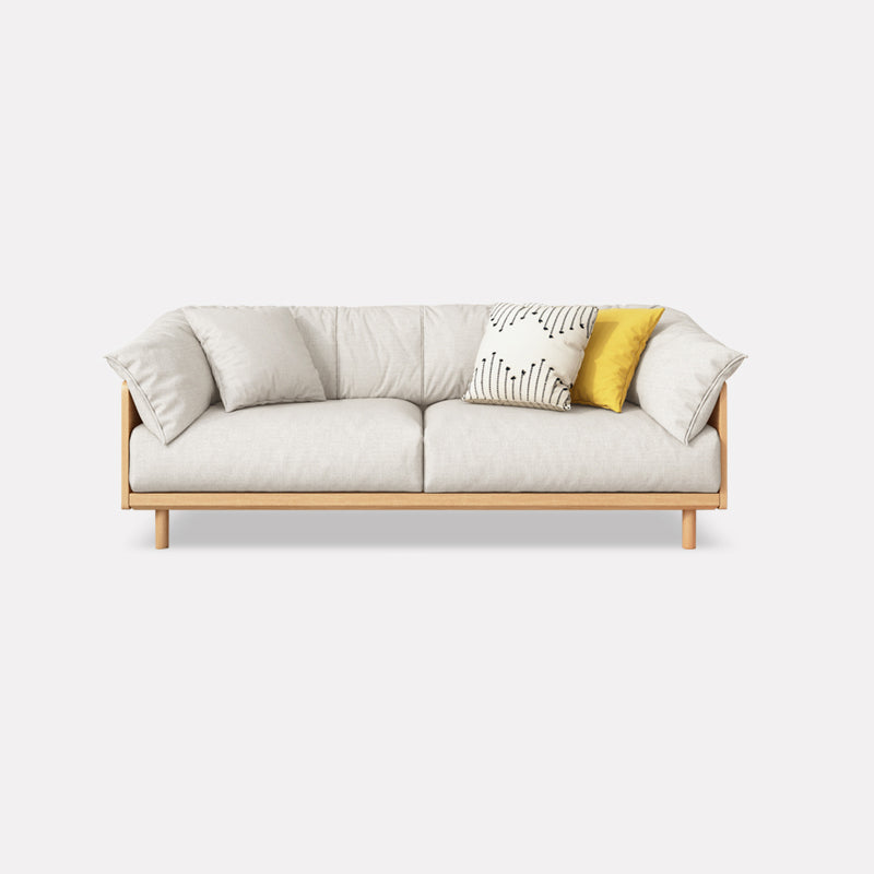 Stationary Cotton Living Room Pillow Top Arm Standard Cushions Seating
