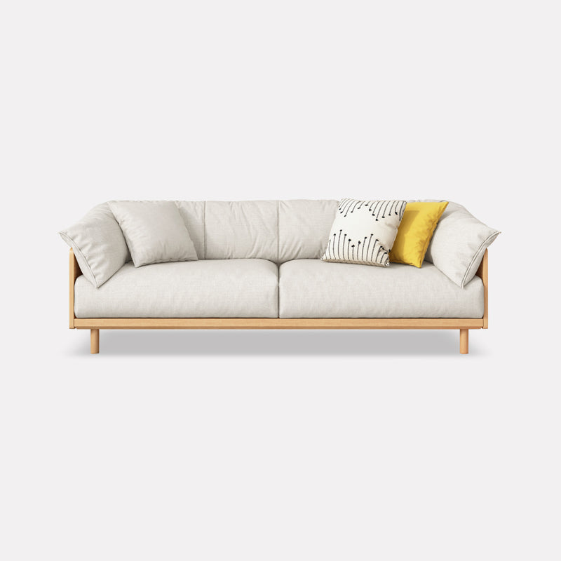 Stationary Cotton Living Room Pillow Top Arm Standard Cushions Seating