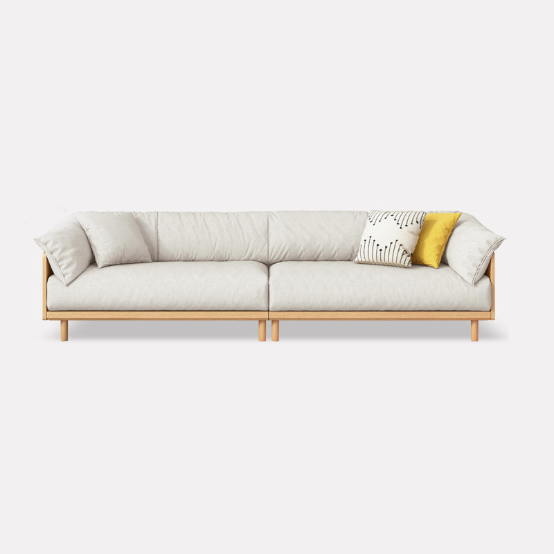 Stationary Cotton Living Room Pillow Top Arm Standard Cushions Seating