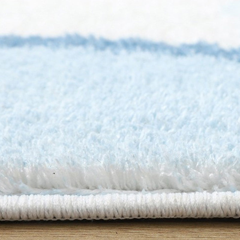 Orange Modern Rug Polyester Color Piece Indoor Rug Stain Resistant Rug for Drawing Room