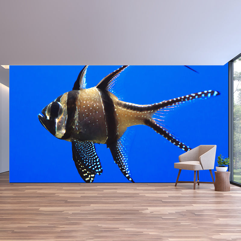 Fashionable Wall Mural Tropical Fish Pattern Drawing Room Wall Mural
